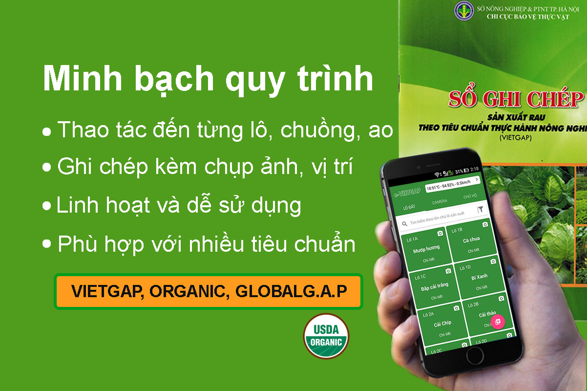 Minh bạch đầy đủ các khâu sản xuất
